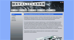 Desktop Screenshot of metaliclaser.pl